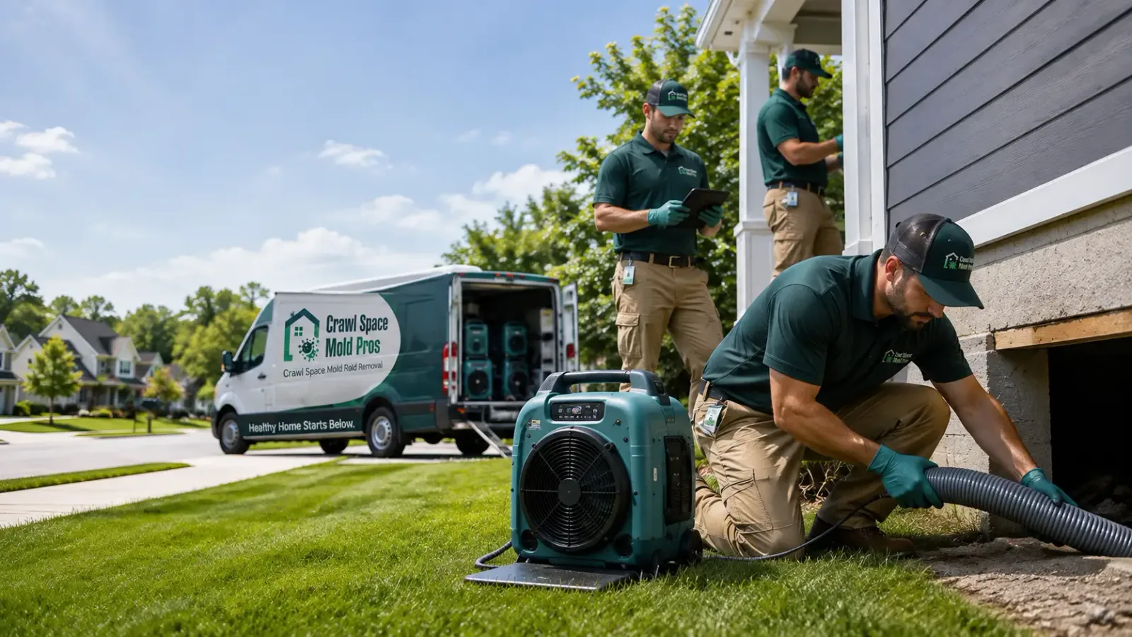 Crawl Space Mold Removal in Stewart, OH